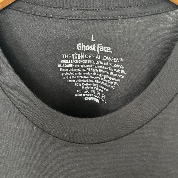 NWOT Ghost Face Late Night Talking Phone Line T-Shirt Men’s Unisex Large - Picture 6 of 8